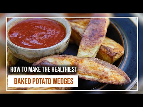 Easy Potato Wedges - insanely good healthy version!