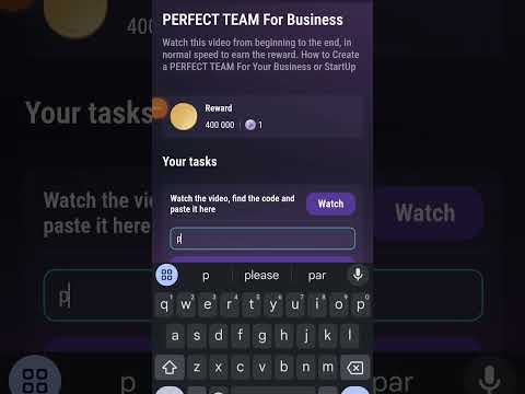 PERFECT Team for business tapswap code today's||telegram tapswap coin mine for airdrop||