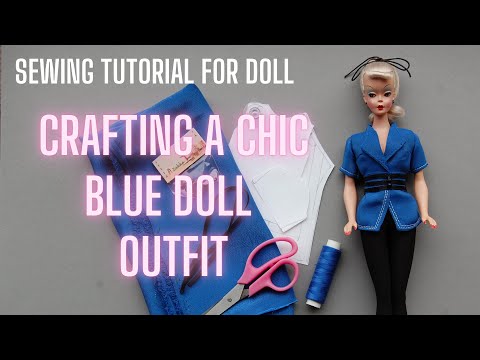 The Secret Behind This Gorgeous Blue Doll Outfit – You Have to Watch!