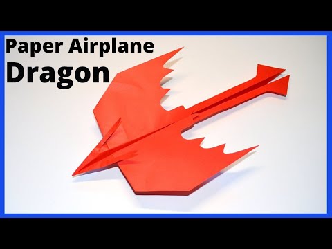 Dragon Paper Airplane || How To Make A Paper Airplane Dragon || dragon paper plane🔥🔥