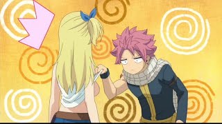 Natsu taking a Peek at Lucy's **** 🤣 ( NatsuLucy Funny Moments) #fairytail #anime