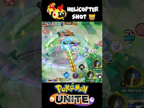 This is called Helicopter Shot 😂💥|| Pokemon unite