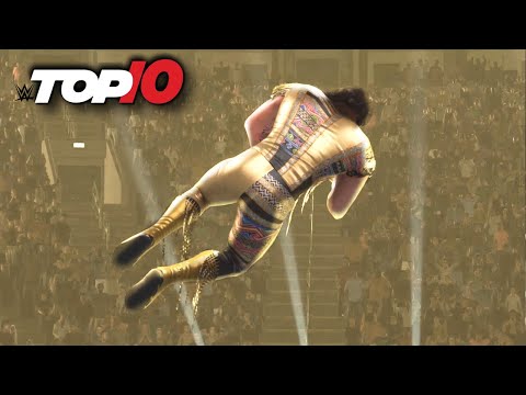 Unbelievably Satisfying WWE 2K Diving Animations (WWE Top 10)