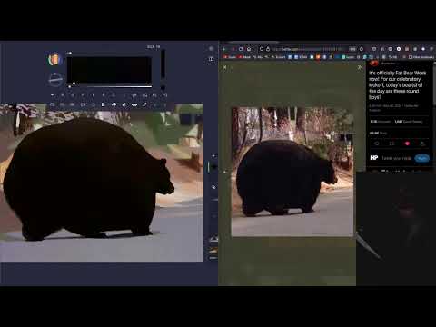 Testing Huion Kamvas 16 | Wide Bear |  HEAVYPAINT 227