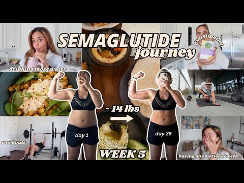 SEMAGLUTIDE JOURNEY *week 5* // Down 14 lbs, increasing workouts + having a very emotional week...