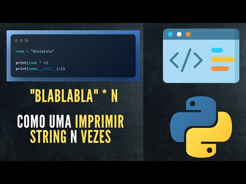 Python Tutorial | Como Duplicar String sem usar loops (__mul__)