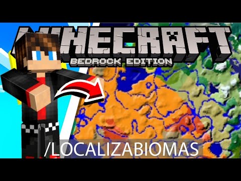 COMO ENCONTRAR BIOMAS NO MINECRAFT (PE/MCPE/BEDROCK/JAVA)