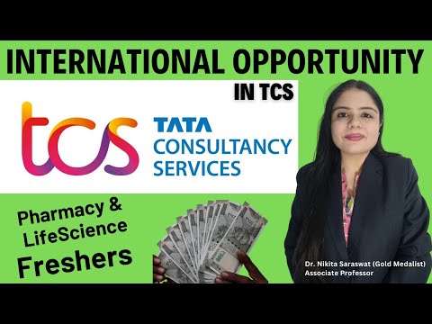 International Pharma Jobs at TCS for Pharmacy & Life Science Freshers | TCS abroad jobs for BPharm