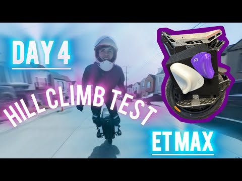 I took the ET MAX on a HILL CLIMB TEST!