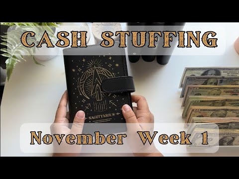 CASH STUFFING $1,512 - NOVEMBER WEEK 1 - FULL TIME TRAVEL NURSE INCOME