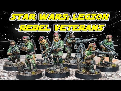 STAR WARS LEGION! Rebel Veterans Build and Paint Tutorial