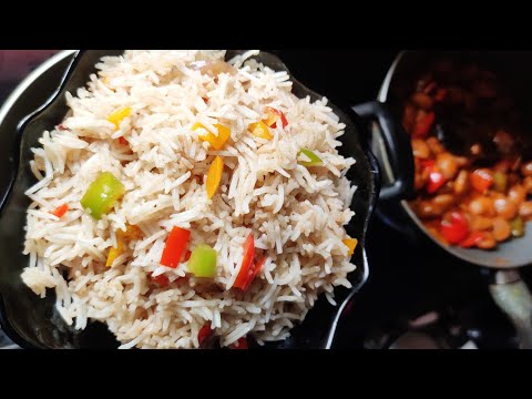 കളർഫുൾ ഫ്രൈഡ് റൈസ് /Capsicum friedrice / RuchiKoottuSpecial