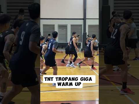 Tnt tropang giga warm up #tnttropanggiga #pba2024 #pba #calvinoftana #rrpogoy #basketball #kimaurin