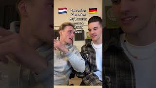 Unsere Deutsch - Niederländisch Challenge 🇩🇪🇳🇱 #netherlands #schlager #music #boys #germany #fun