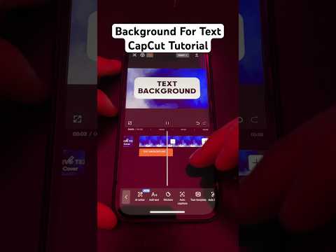 How To Get Text Background In CapCut Tutorial