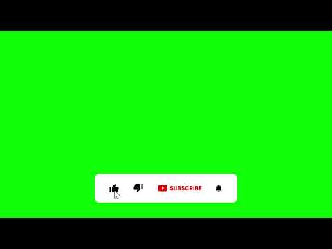 Green screen subscribe button