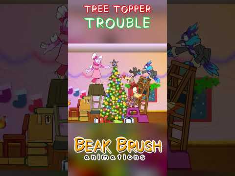 TREE TOPPER FIGHT! #animation #animationmemes #funny #vtuber #furry  #vtuberanimation #cartoonvtuber