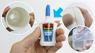 7 IDEAS & TIPS WITH SUPER GLUE