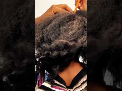 How to style stretch Natural hair #naturalhair #hairstyle #hair #naturalhairstyles #longhairdontcare