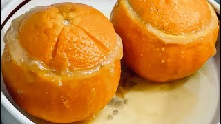 My 101 Grandma secret longevity recipe #9...Chuan Bei Mu Steamed Orange for cough & phlegm 川贝炖橙