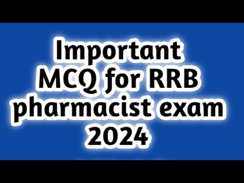 government Pharmacist exam preparation