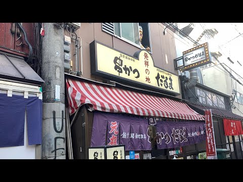 大阪新世界にある串カツだるま総本店さんで昼呑み！#赤井英和さん行きつけの名店#サクフワ#2度付禁止のソースじゃなくなってた