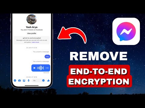 How to Remove (Turn Off) End-to-End Encryption in Messenger (UPDATED METHOD)