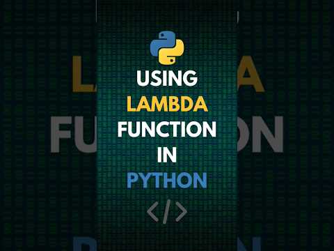 Lambda Function In Python: The Pythonic One-Liner Magic Trick #pythontips #python #learnpython #code