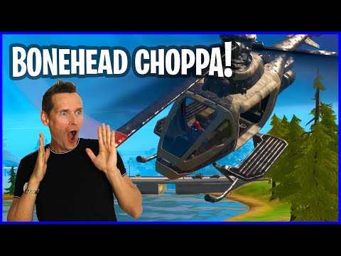 FLYING THE CHOPPA WITH THE BONEHEAD!