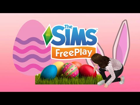 I built a multi layered Easter inspired home in my town sims FREEPLAY