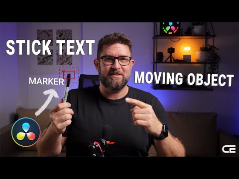 Tracking Text to Moving Objects in DaVinci Resolve 18.6 Made EASY!