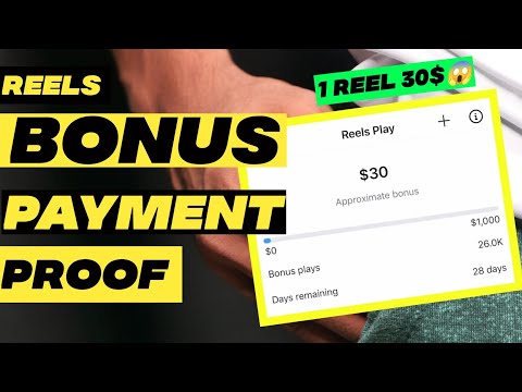 Reels bonus Payment Proof 🤑 | Instagram reels payment proof Ft.@SatishKVideos