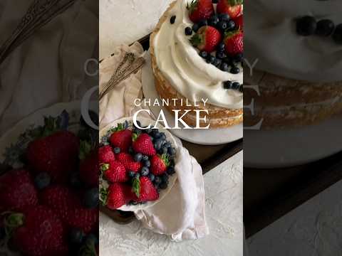 || Chantitlly Cake Recipe || #shorts #viral #youtubeshorts #cakeshorts #recipeshorts