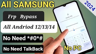 All Samsung Frp Bypass||WithOut Pc||All Cpu All Android Version12/13/14||All BiT 2024|| Subsscribe..