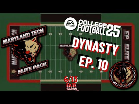 I Created a College Football Program | Ep 10 - Maryland Tech EA College Football 25 Teambuilder