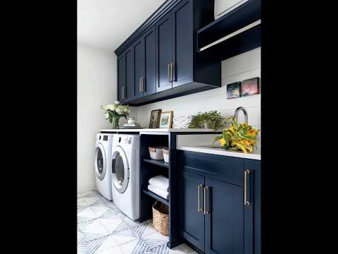 Laundry Room Ideas #Home #interiordesign #design#construction #painting #laundry