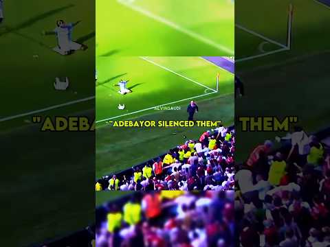 ADEBAYOR SWEET REVENGE ON ARSENAL FANS #shorts