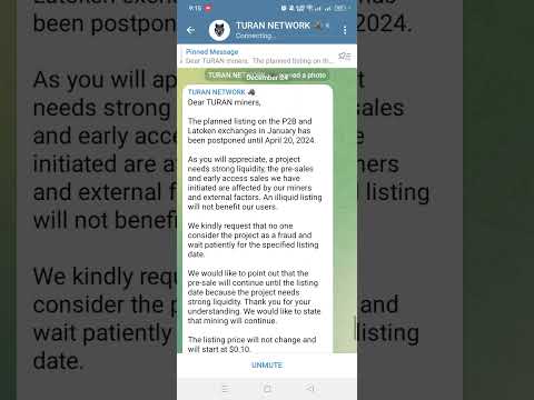 Turan Network listing Update | how to withdraw Turan Network Token Must watch