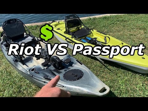 Budget Pedal Drive Shootout: Hobie Passport VS Riot Mako