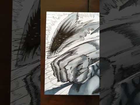 One Punch Man, fan art - my humble take on Murata's drawing, chapter 167