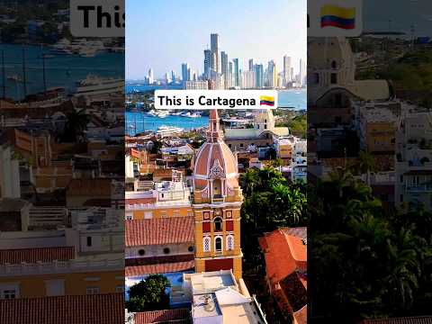 Things to do in Cartagena #travel #cartagena #drone