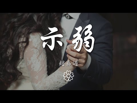 趙嘉遇 - 示弱『愛不過是示弱 是難過 是解脫』【動態歌詞Lyrics】