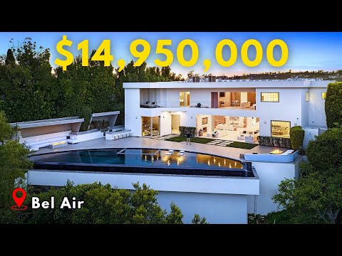 Touring a Bel Air Luxury Mansion with INSANE Infinity Edge Pool! The Kardashians' Home Designer