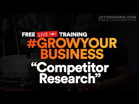 [Step by Step] FREE Tagalog Competitor Research Training