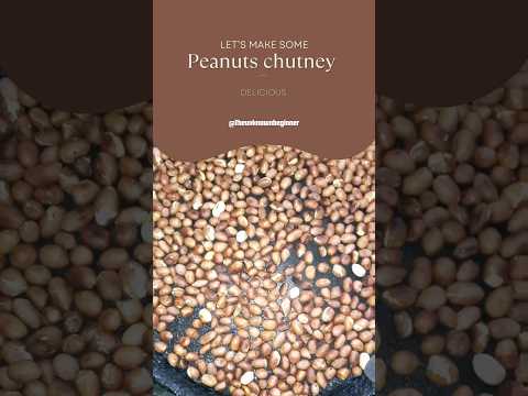 peanut chutney 🤤 #shorts #recipe