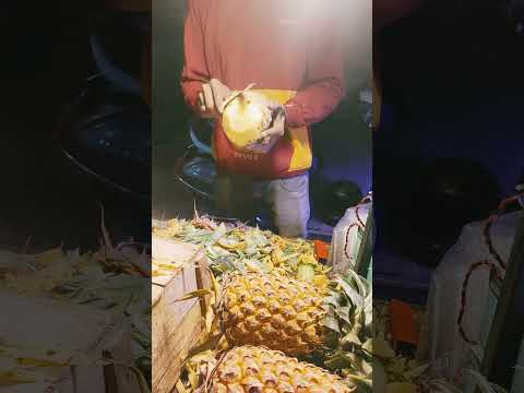 Pineapple cutting #shortvideo #streetfood #food