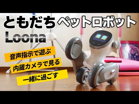 我が家に家族が増えました！一緒に遊べるペットロボット「Loona」