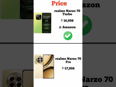 realme Narzo 70 Turbo vs realme Narzo 70 Pro | Konsa phone lena chahiye | Full comperijon in short