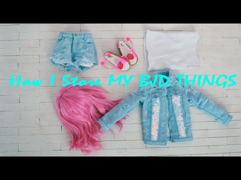 BJD Stuff ~ How I Store My Dolls & Their Clothes