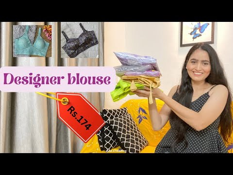 Meesho designer blouse haul